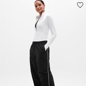 Athleta Salutation Crop Jacket white medium